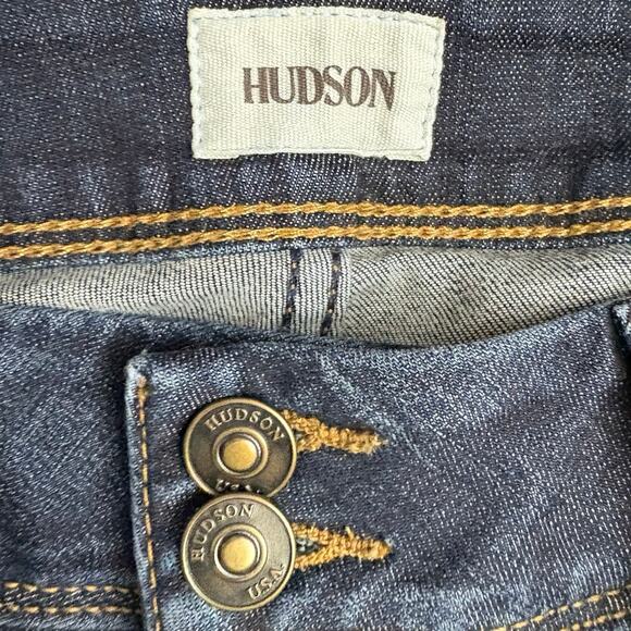 Hudson Beth Baby Boot Jeans Women’s Sz 30 x 34 Medium Wash Bootcut Flap Pockets - Picture 5 of 12